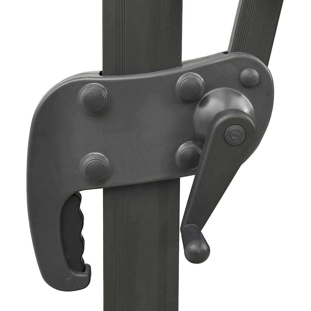 Zweefparasol met paal en LED-verlichting 300 cm zandkleurig is nu te koop bij PeponiXL, paradijselijk wonen!