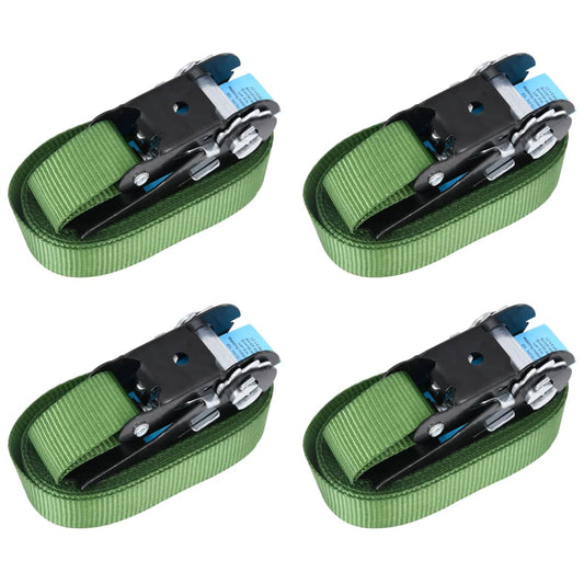 Spanbanden 4 st 800 daN 6 m groen is nu te koop bij PeponiXL, paradijselijk wonen!