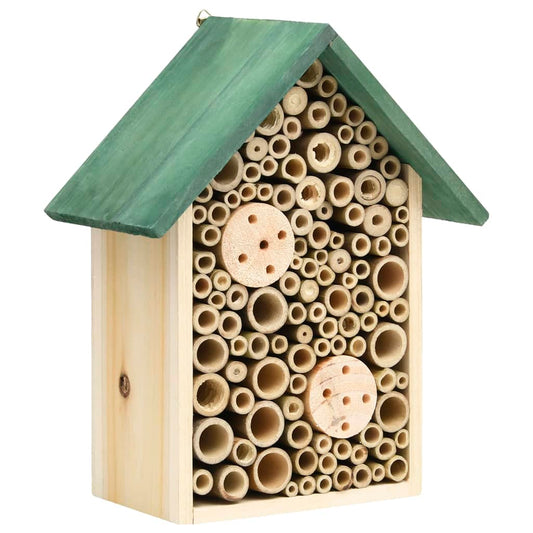 Insectenhotels 2 st 23x14x29 cm massief vurenhout is nu te koop bij PeponiXL, paradijselijk wonen!