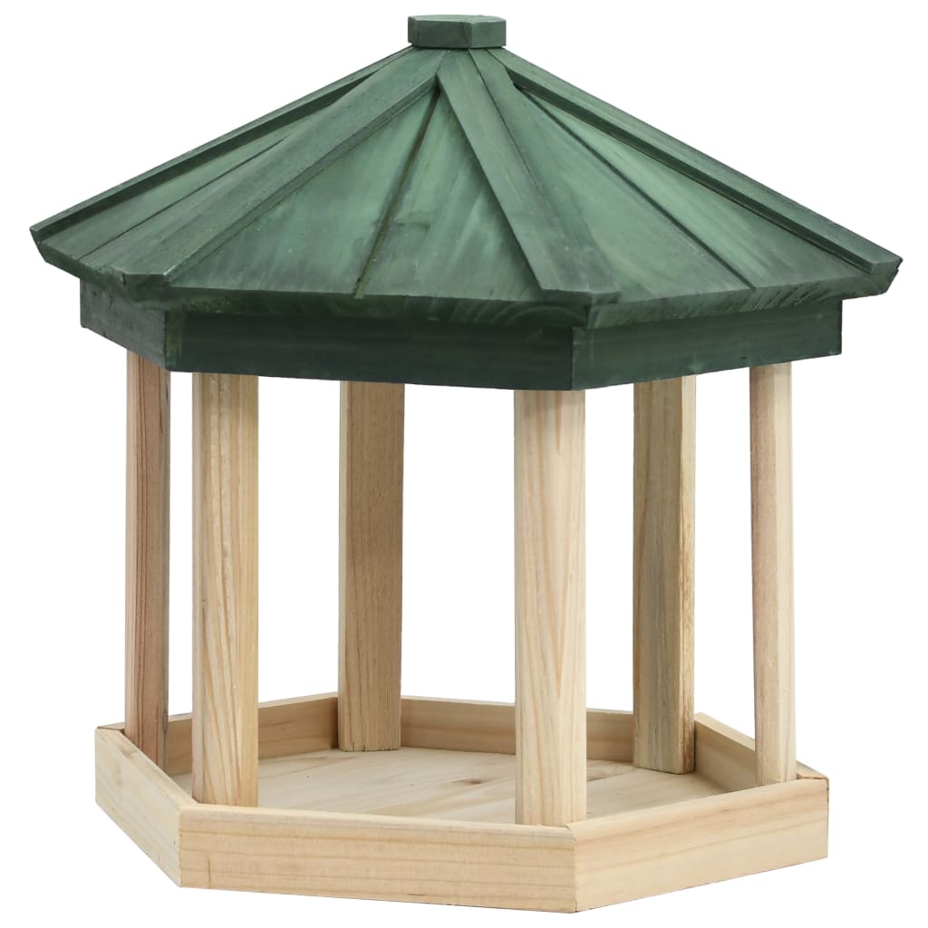 Vogelvoeder achthoekig 33x30 cm massief vurenhout is nu te koop bij PeponiXL, paradijselijk wonen!