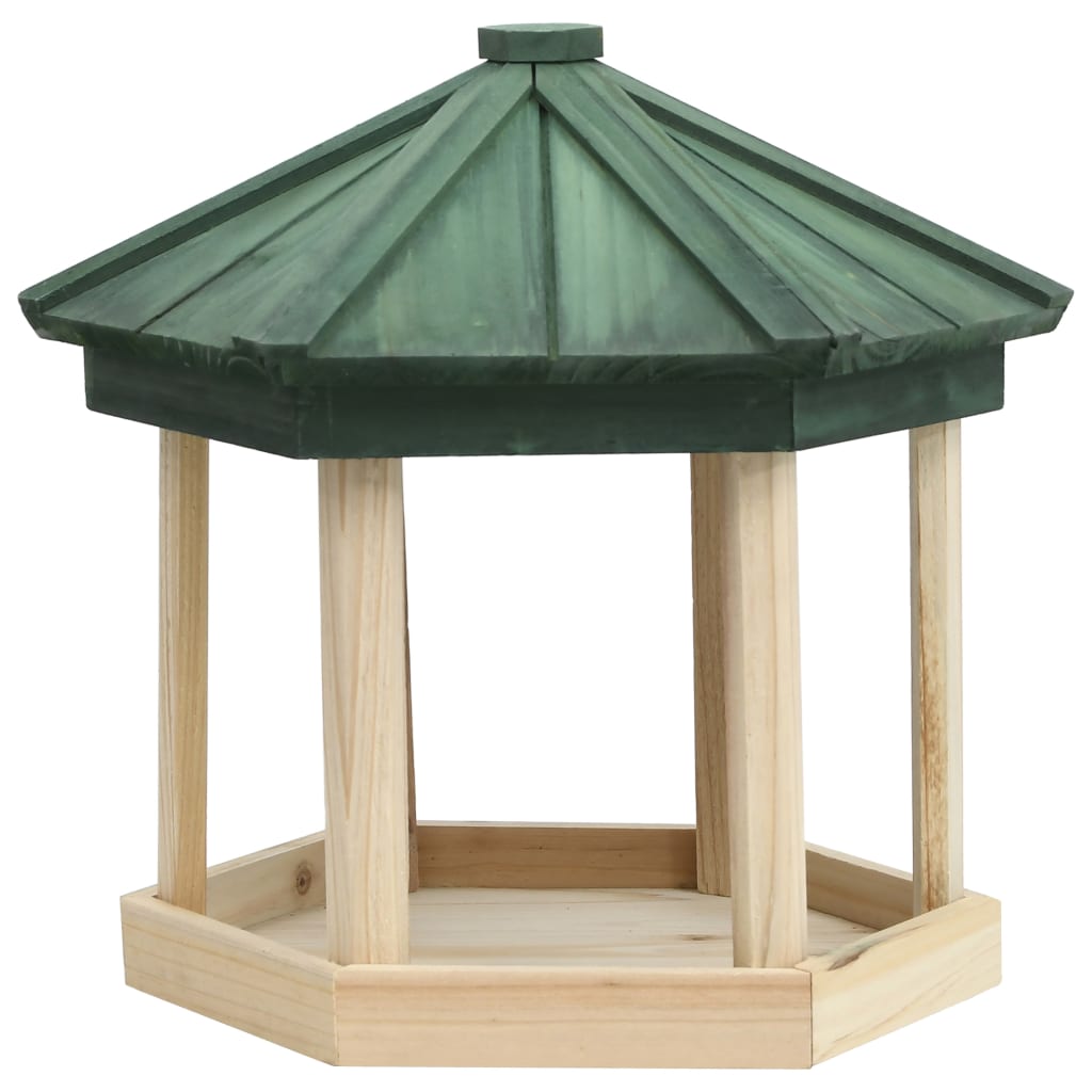 Vogelvoeder achthoekig 33x30 cm massief vurenhout is nu te koop bij PeponiXL, paradijselijk wonen!