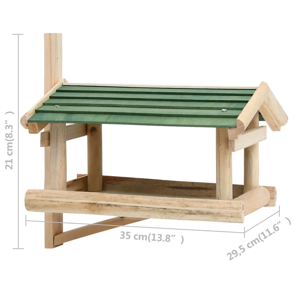 Vogelvoeder 35x29,5x21 cm massief hout is nu te koop bij PeponiXL, paradijselijk wonen!