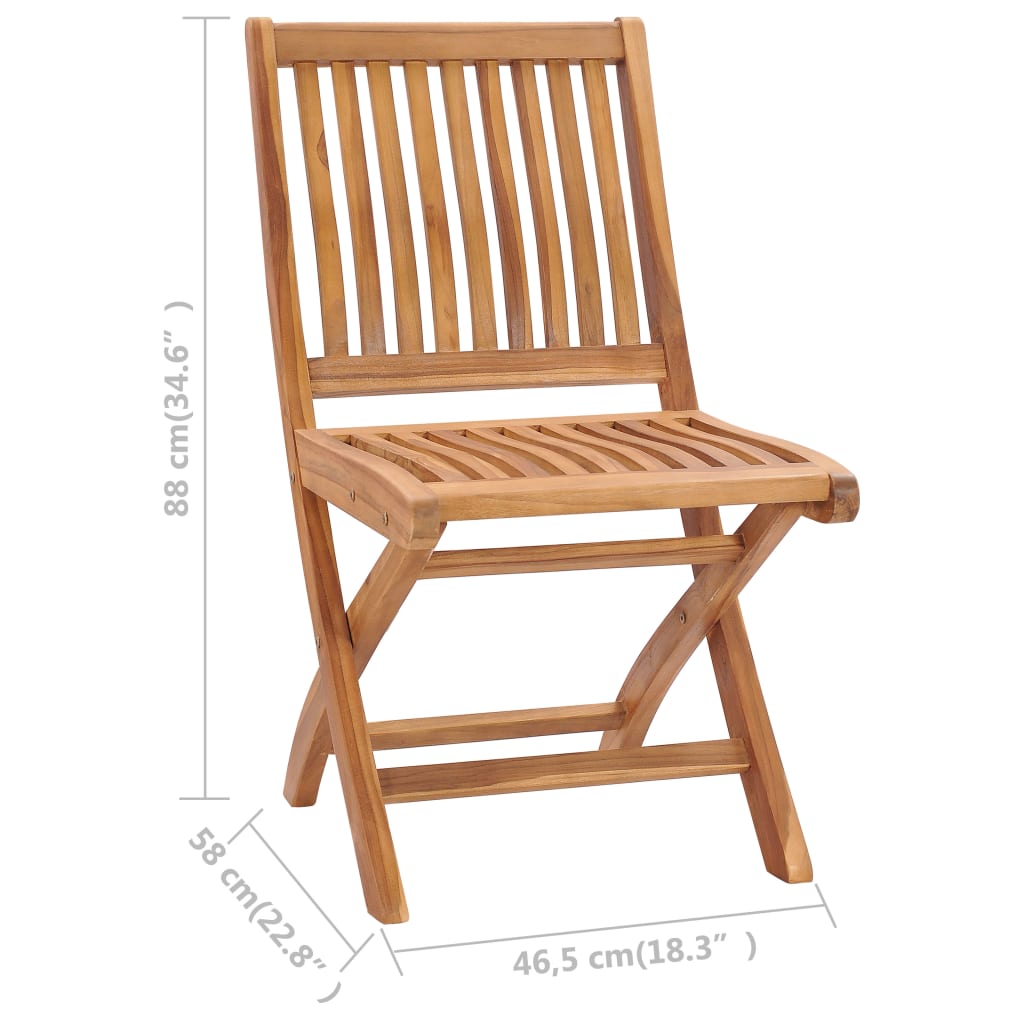 Tuinstoelen 2 st inklapbaar massief teakhout is nu te koop bij PeponiXL, paradijselijk wonen!
