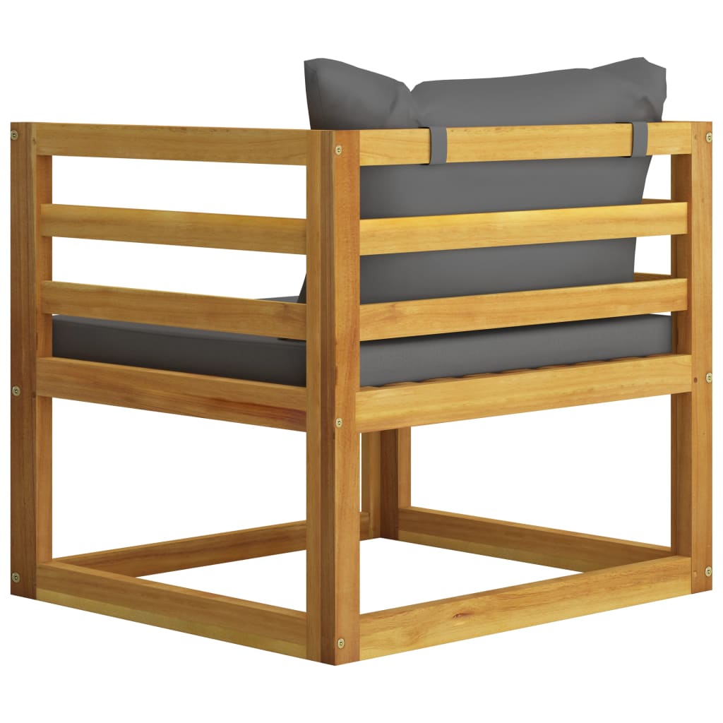 5-delige Loungeset met kussens massief acaciahout is nu te koop bij PeponiXL, paradijselijk wonen!