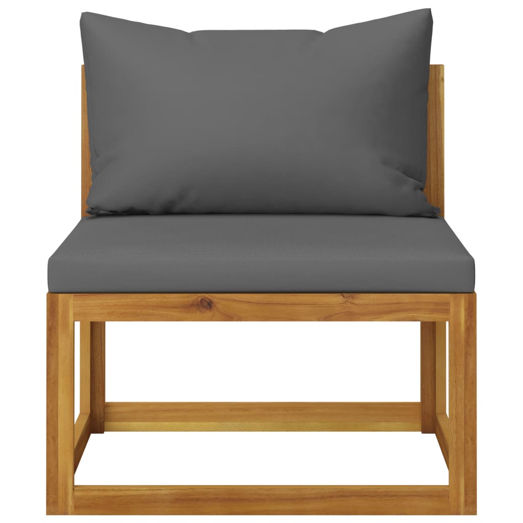 8-delige Loungeset met kussens massief acaciahout is nu te koop bij PeponiXL, paradijselijk wonen!