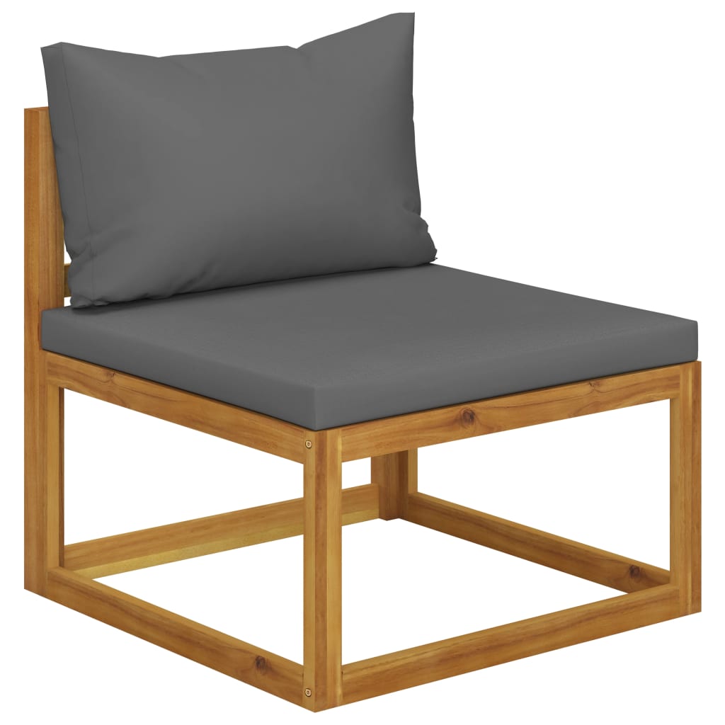 6-delige Loungeset met kussens massief acaciahout is nu te koop bij PeponiXL, paradijselijk wonen!