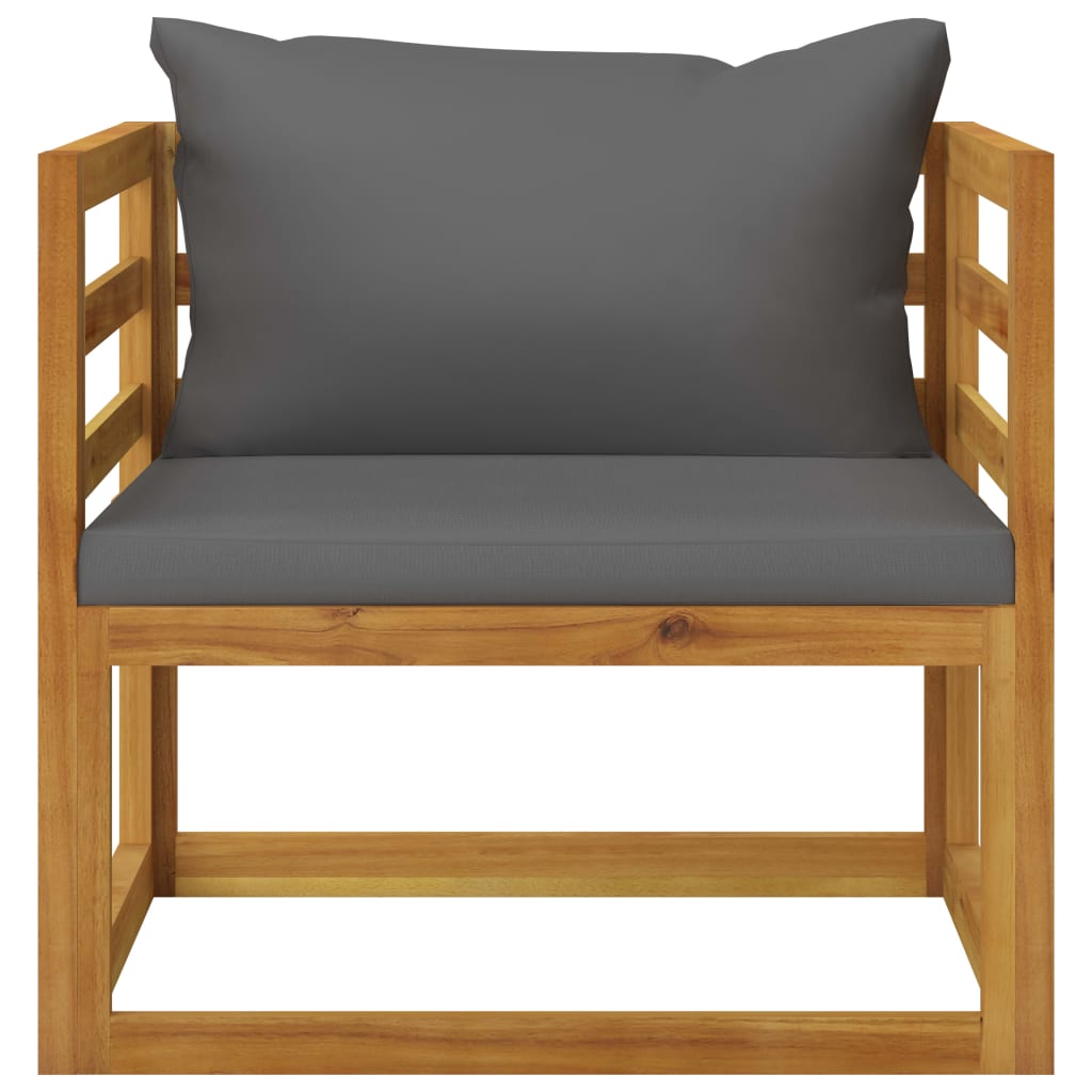 7-delige Loungeset met kussens massief acaciahout is nu te koop bij PeponiXL, paradijselijk wonen!