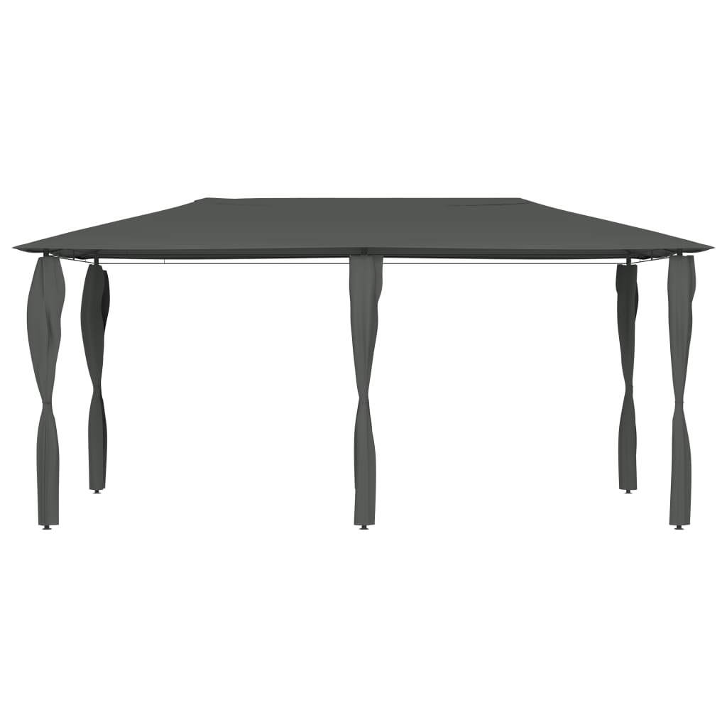 Prieel met paalhoezen 160 g/m² 2,98x5,3x2,59 m antracietkleurig is nu te koop bij PeponiXL, paradijselijk wonen!