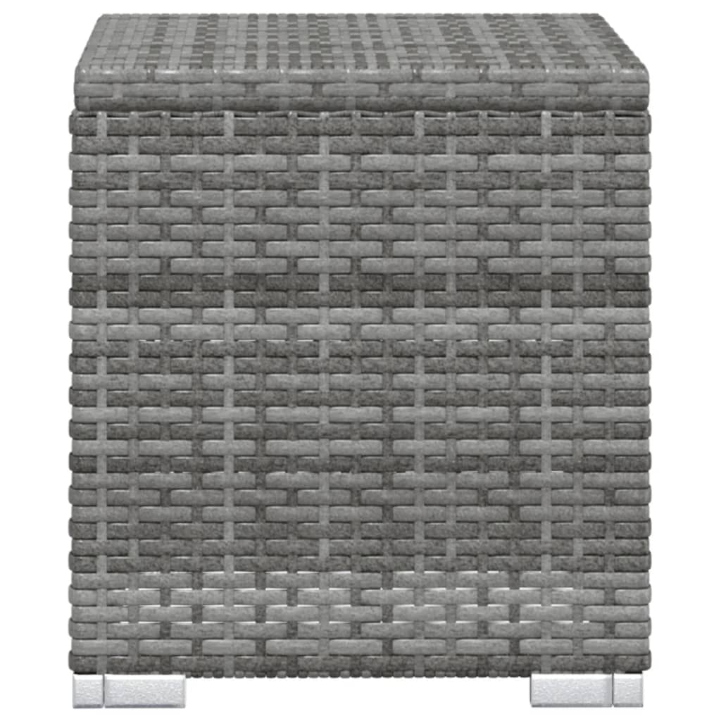 3-delige Ligbeddenset met theetafel poly rattan grijs is nu te koop bij PeponiXL, paradijselijk wonen!