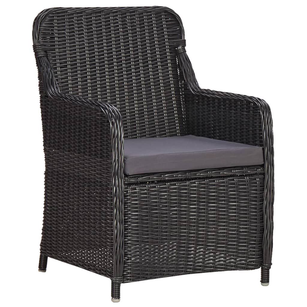 9-delige Tuinset poly rattan zwart is nu te koop bij PeponiXL, paradijselijk wonen!