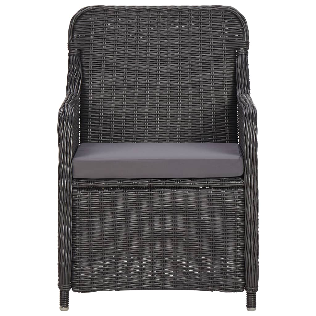 9-delige Tuinset poly rattan zwart is nu te koop bij PeponiXL, paradijselijk wonen!