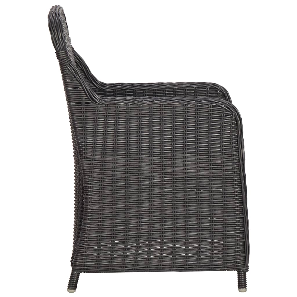 9-delige Tuinset poly rattan zwart is nu te koop bij PeponiXL, paradijselijk wonen!