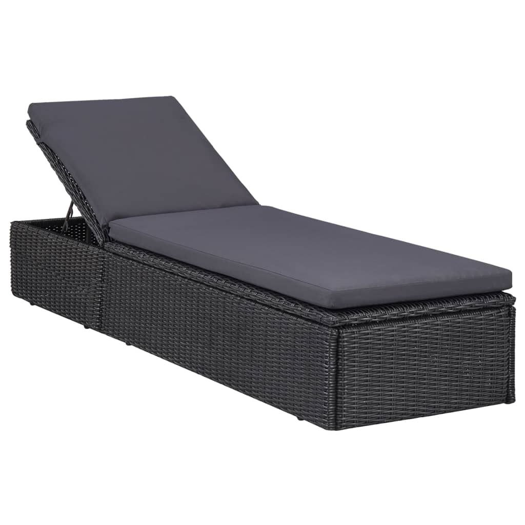 9-delige Tuinset poly rattan zwart is nu te koop bij PeponiXL, paradijselijk wonen!