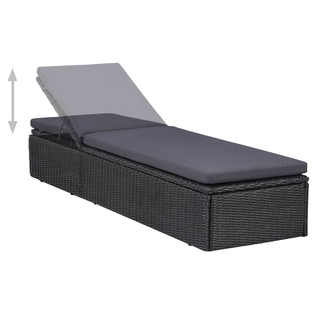 9-delige Tuinset poly rattan zwart is nu te koop bij PeponiXL, paradijselijk wonen!