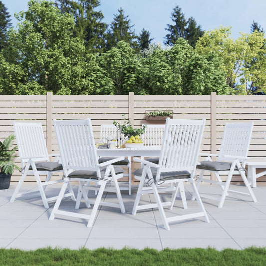 Stoelkussens 6 st 40x40x7 cm oxford stof grijs is nu te koop bij PeponiXL, paradijselijk wonen!