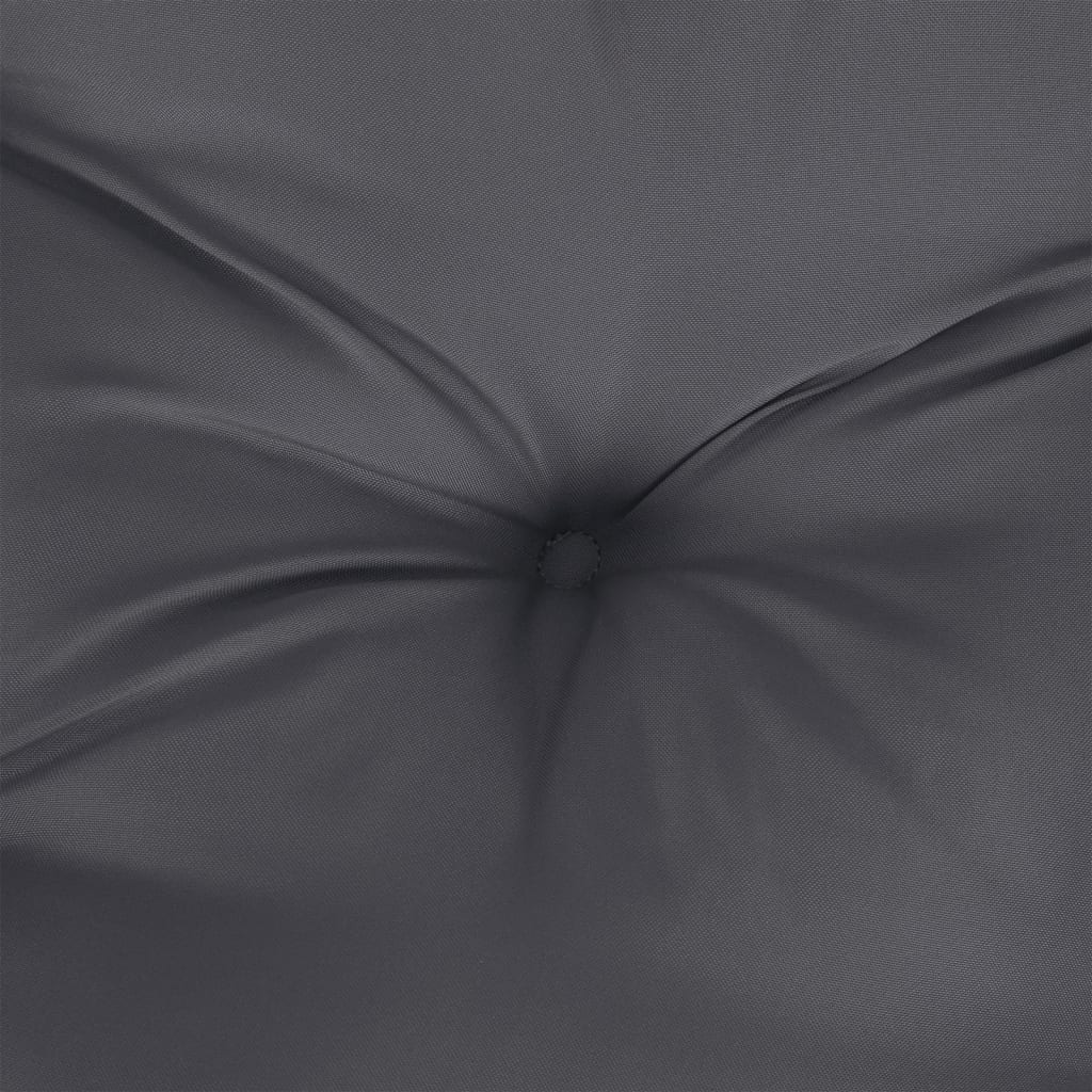 Stoelkussens 2 st 50x50x7 cm oxford stof antracietkleurig is nu te koop bij PeponiXL, paradijselijk wonen!