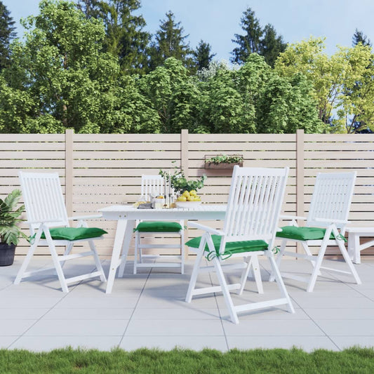 Stoelkussens 4 st 50x50x7 cm oxford stof groen is nu te koop bij PeponiXL, paradijselijk wonen!
