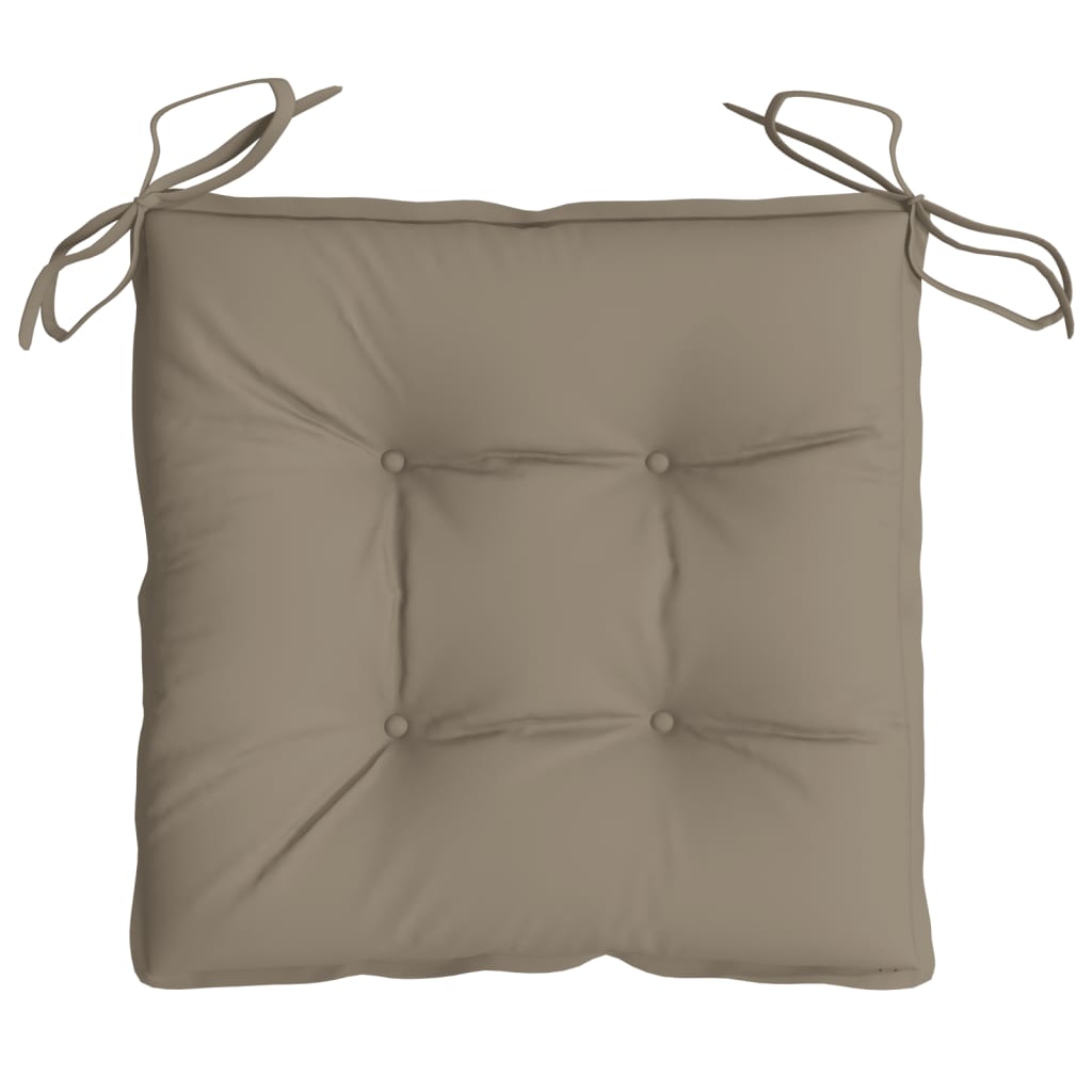 Stoelkussens 4 st 50x50x7 cm oxford stof taupe is nu te koop bij PeponiXL, paradijselijk wonen!