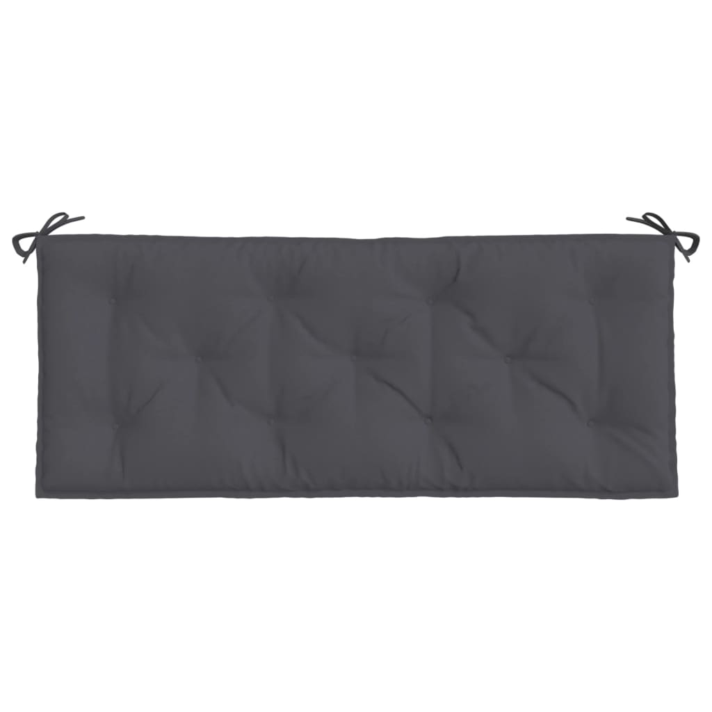 Tuinbankkussen 120x50x7 cm oxford stof antracietkleurig