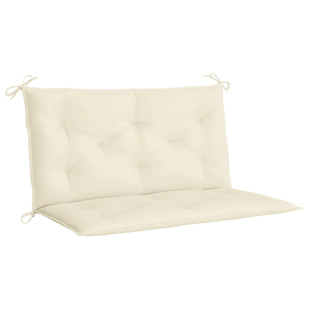 Tuinbankkussen 100x(50+50)x7 cm oxford stof crèmewit is nu te koop bij PeponiXL, paradijselijk wonen!
