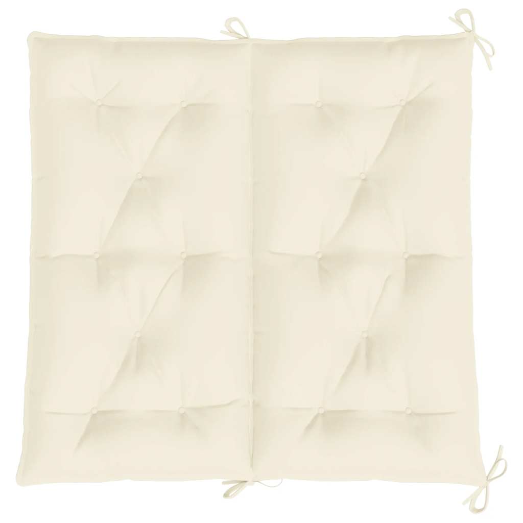 Tuinbankkussen 100x(50+50)x7 cm oxford stof crèmewit is nu te koop bij PeponiXL, paradijselijk wonen!