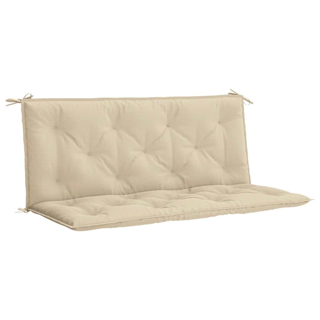 Tuinbankkussen 120x(50+50)x7 cm oxford stof beige is nu te koop bij PeponiXL, paradijselijk wonen!
