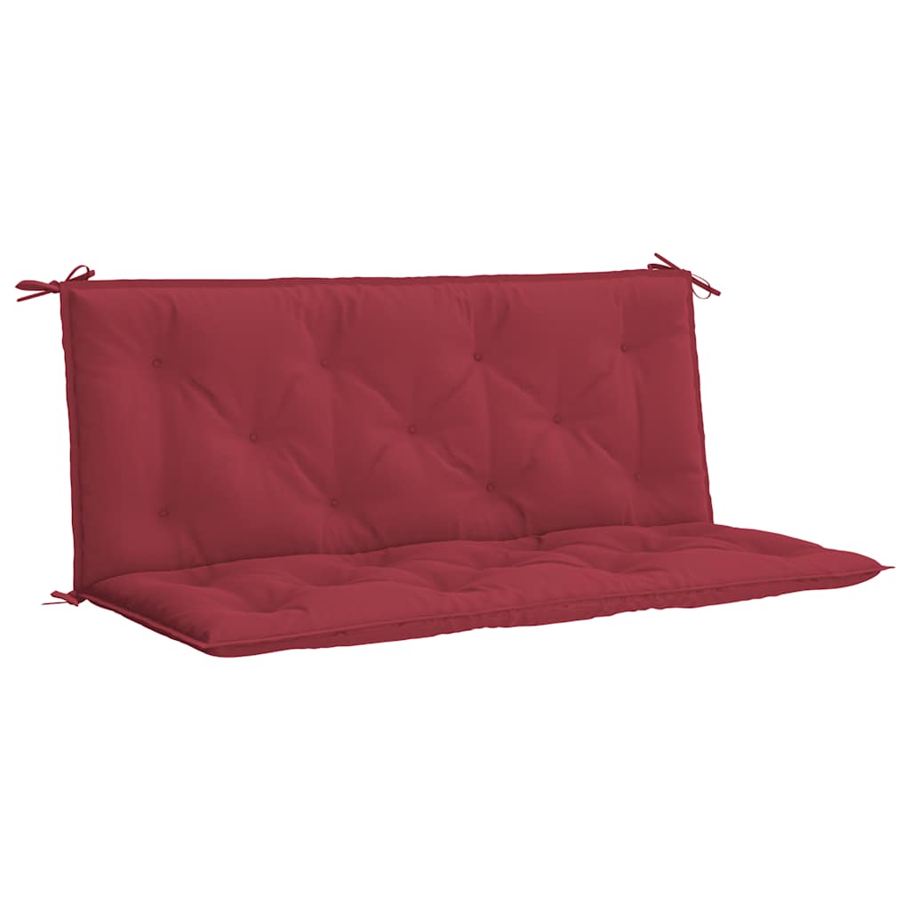 Tuinbankkussen 120x(50+50)x7 cm oxford stof wijnrood is nu te koop bij PeponiXL, paradijselijk wonen!