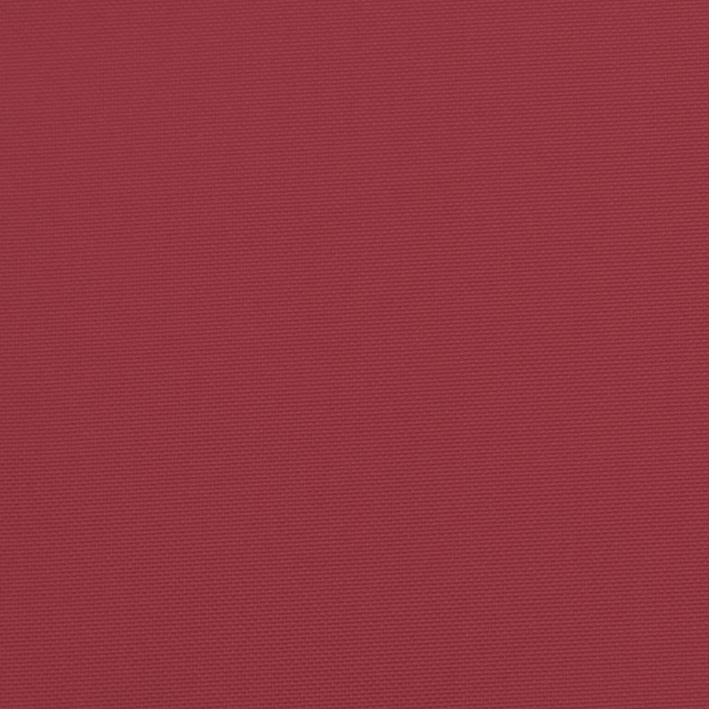 Tuinbankkussen 120x(50+50)x7 cm oxford stof wijnrood is nu te koop bij PeponiXL, paradijselijk wonen!