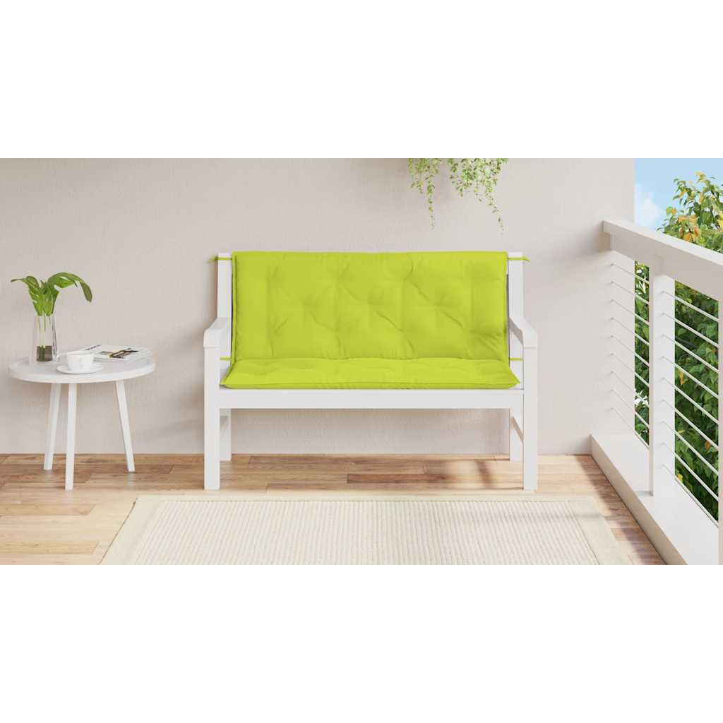 Tuinbankkussen 120x(50+50)x7 cm oxford stof felgroen is nu te koop bij PeponiXL, paradijselijk wonen!
