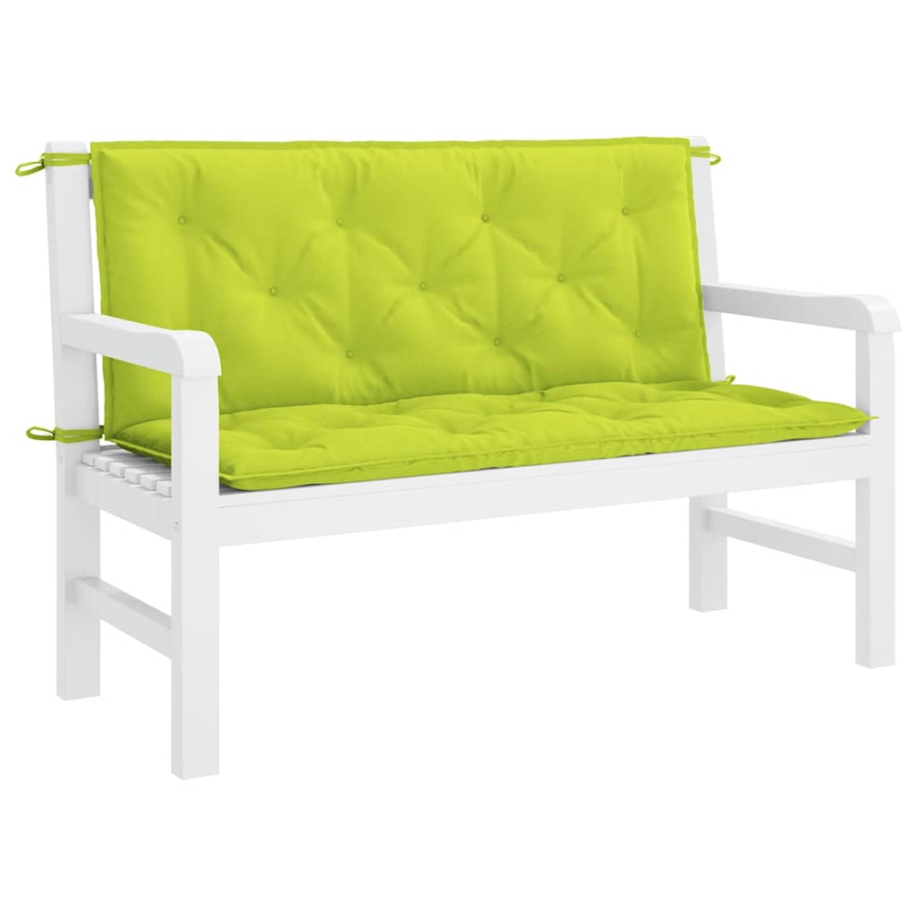Tuinbankkussen 120x(50+50)x7 cm oxford stof felgroen is nu te koop bij PeponiXL, paradijselijk wonen!