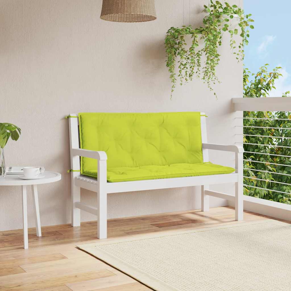 Tuinbankkussen 120x(50+50)x7 cm oxford stof felgroen is nu te koop bij PeponiXL, paradijselijk wonen!
