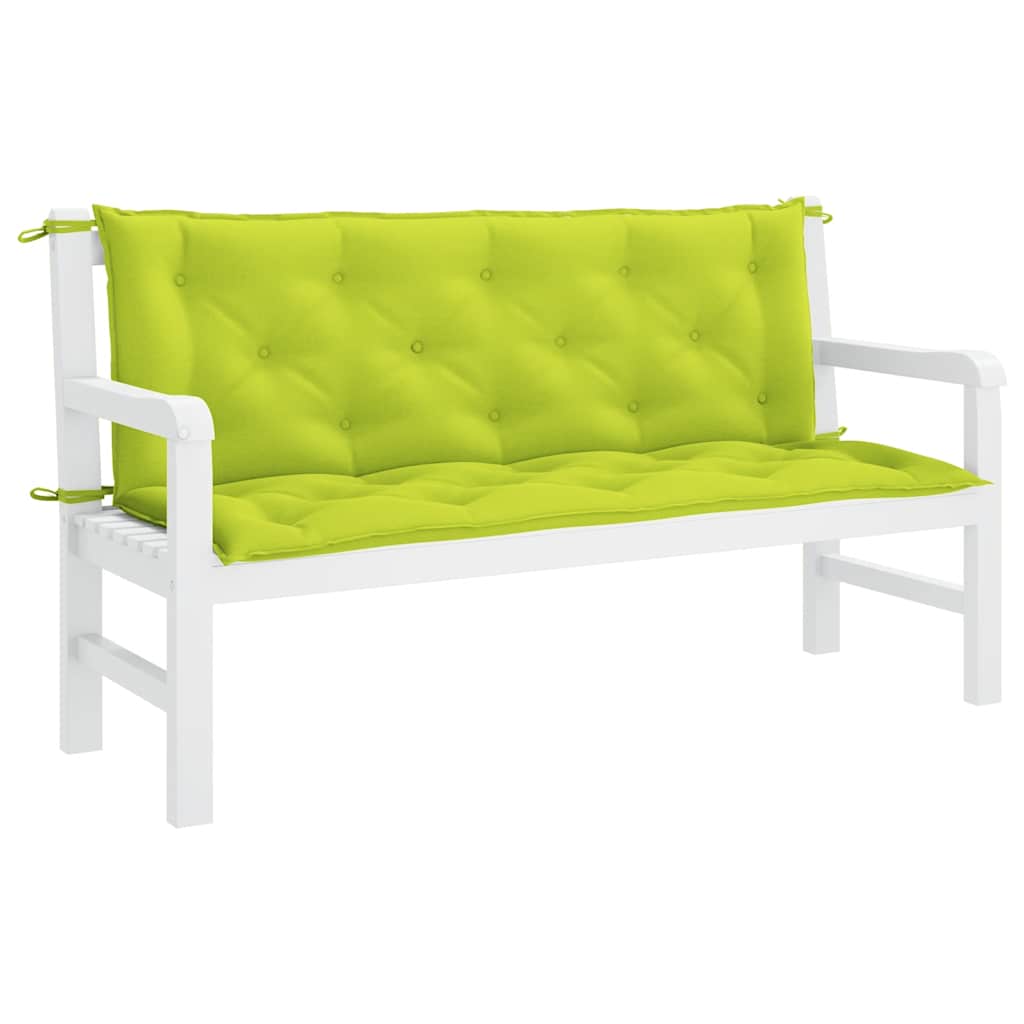 Tuinbankkussen 150x(50+50)x7 cm oxford stof felgroen is nu te koop bij PeponiXL, paradijselijk wonen!