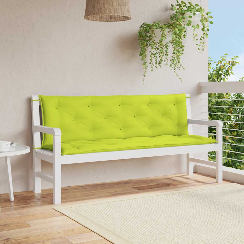Tuinbankkussen 150x(50+50)x7 cm oxford stof felgroen is nu te koop bij PeponiXL, paradijselijk wonen!