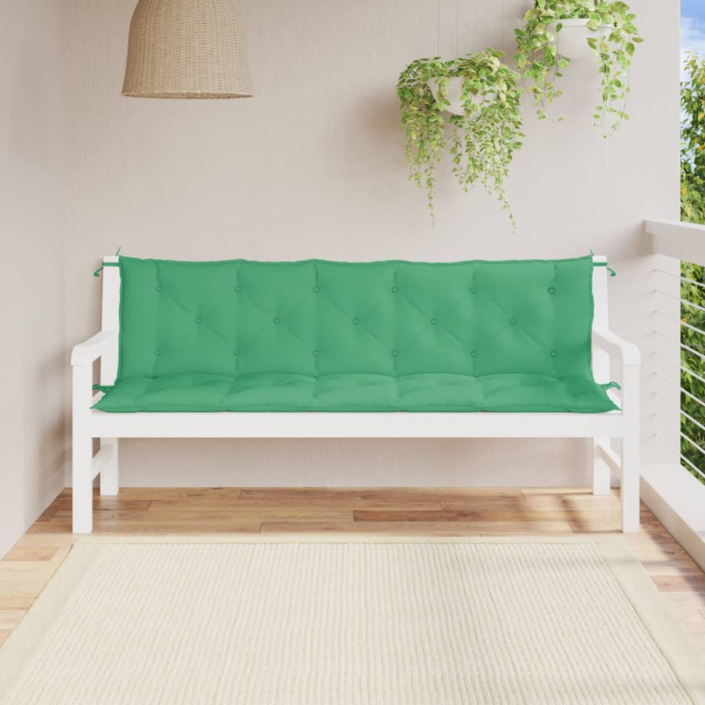 Tuinbankkussen 180x(50+50)x7 cm oxford stof groen is nu te koop bij PeponiXL, paradijselijk wonen!