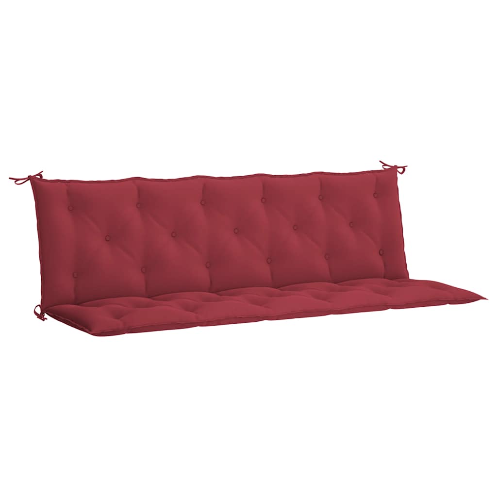 Tuinbankkussen 180x(50+50)x7 cm oxford stof wijnrood is nu te koop bij PeponiXL, paradijselijk wonen!
