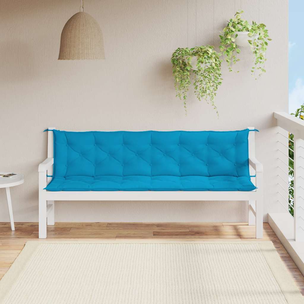 Tuinbankkussen 200x(50+50)x7 cm oxford stof lichtblauw is nu te koop bij PeponiXL, paradijselijk wonen!