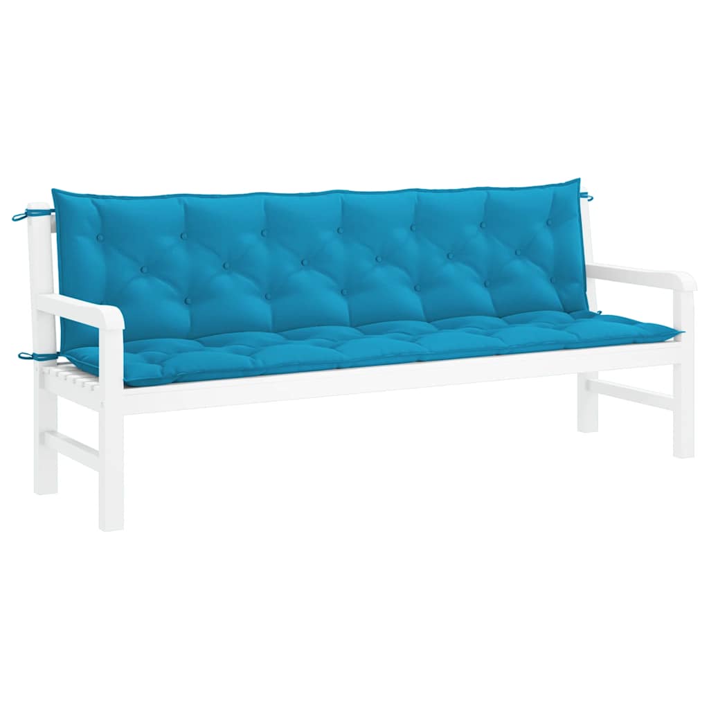 Tuinbankkussen 200x(50+50)x7 cm oxford stof lichtblauw is nu te koop bij PeponiXL, paradijselijk wonen!