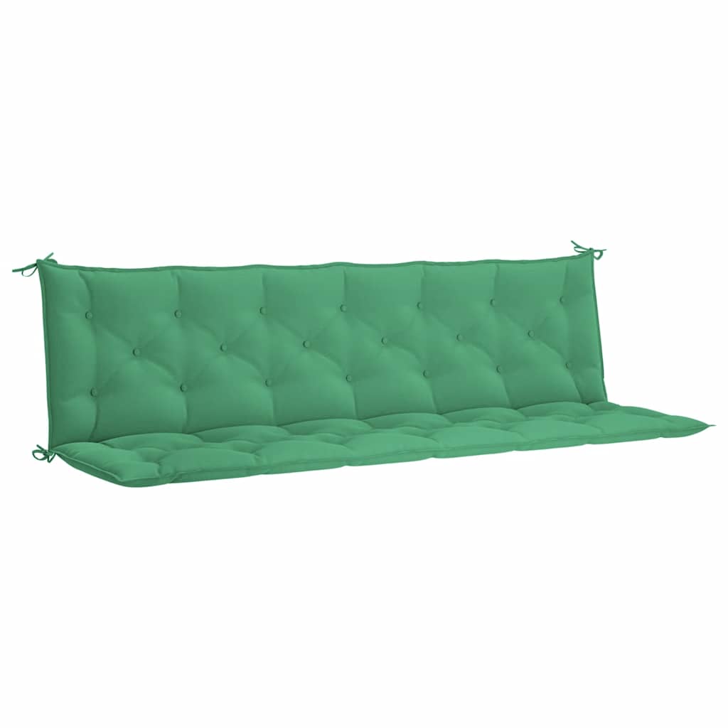Tuinbankkussen 200x(50+50)x7 cm oxford stof groen