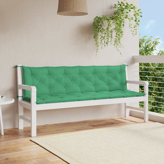 Tuinbankkussen 200x(50+50)x7 cm oxford stof groen is nu te koop bij PeponiXL, paradijselijk wonen!