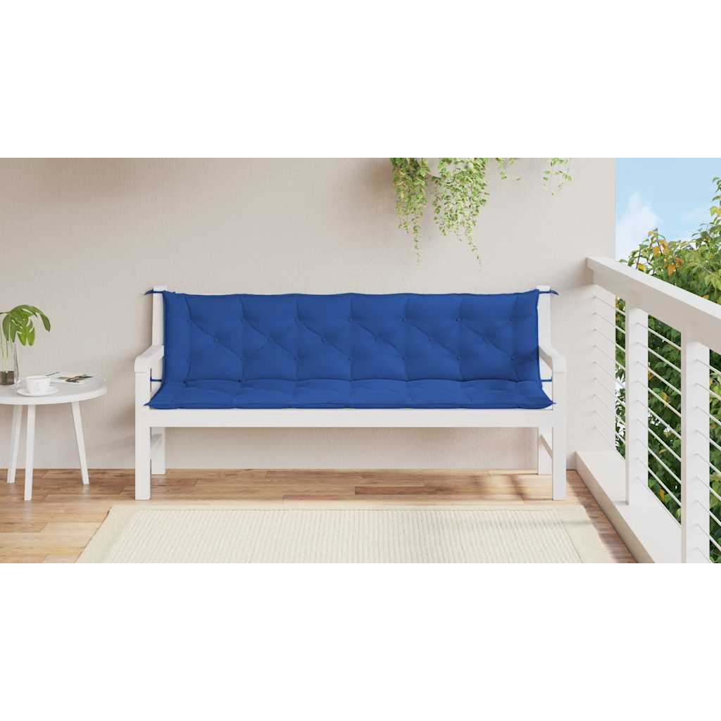 Tuinbankkussen 200x(50+50)x7 cm oxford stof blauw is nu te koop bij PeponiXL, paradijselijk wonen!