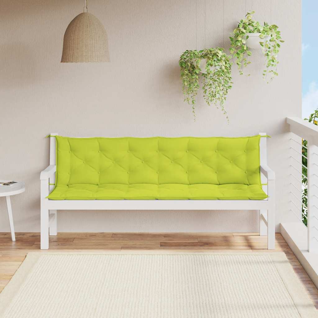Tuinbankkussen 200x(50+50)x7 cm oxford stof felgroen is nu te koop bij PeponiXL, paradijselijk wonen!