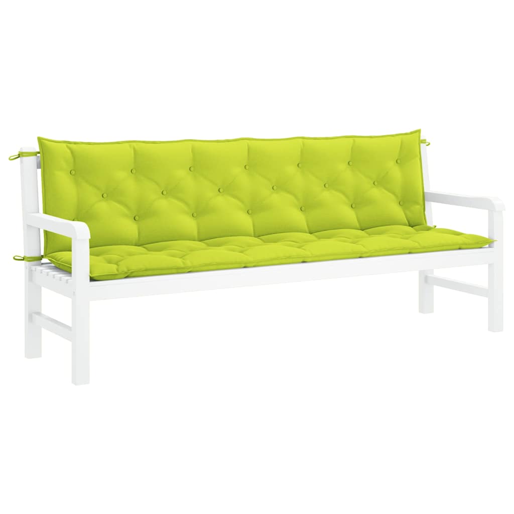 Tuinbankkussen 200x(50+50)x7 cm oxford stof felgroen is nu te koop bij PeponiXL, paradijselijk wonen!