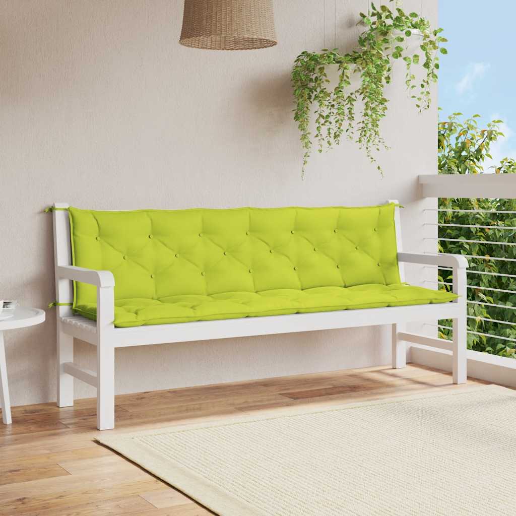 Tuinbankkussen 200x(50+50)x7 cm oxford stof felgroen is nu te koop bij PeponiXL, paradijselijk wonen!
