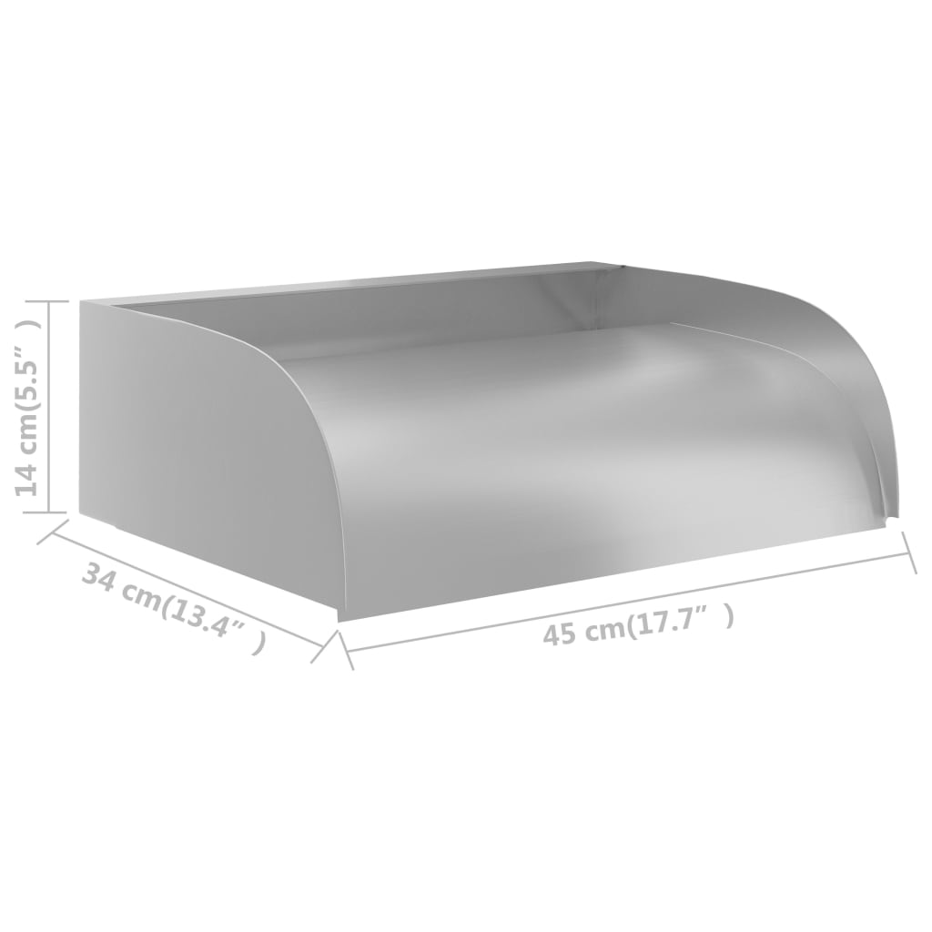 Waterval 45x34x14 cm roestvrij staal 304 is nu te koop bij PeponiXL, paradijselijk wonen!