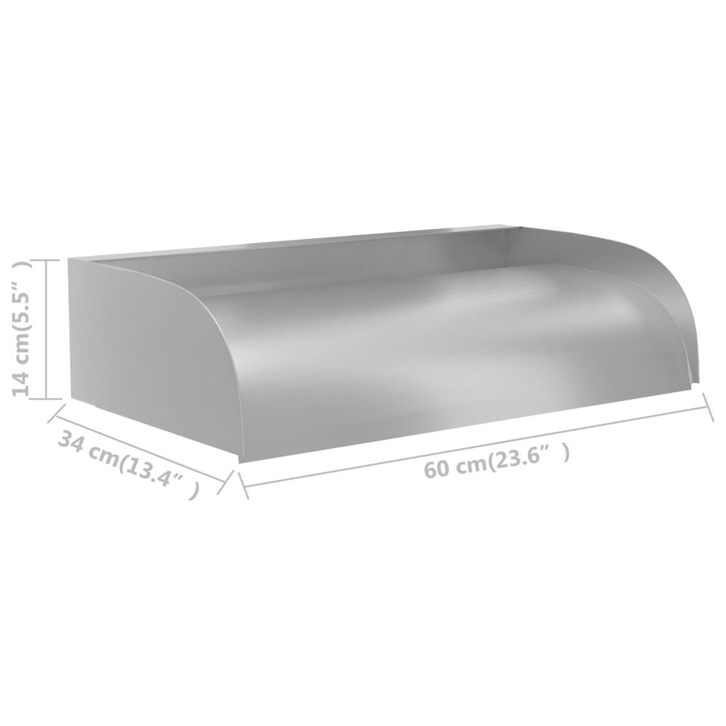 Waterval 60x34x14 cm roestvrij staal 304 is nu te koop bij PeponiXL, paradijselijk wonen!