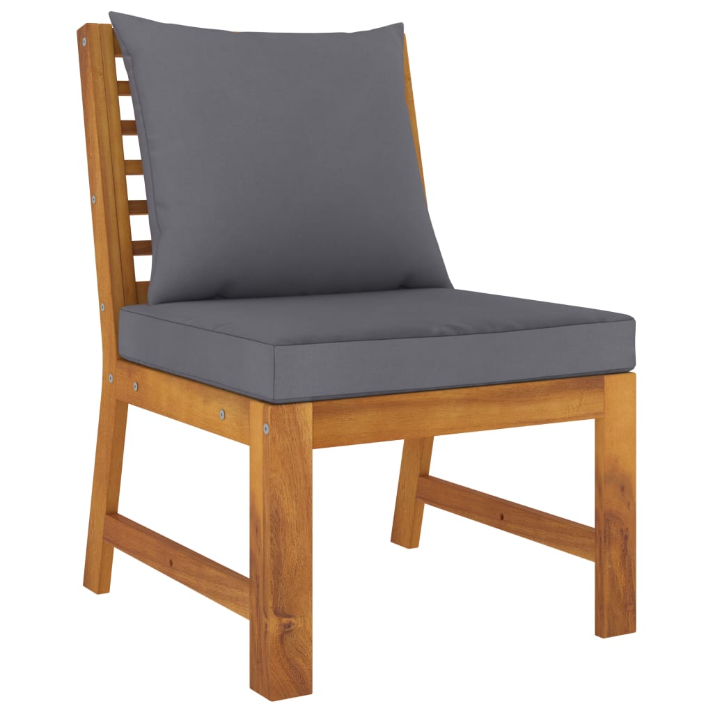 5-delige Loungeset met kussens massief acaciahout is nu te koop bij PeponiXL, paradijselijk wonen!