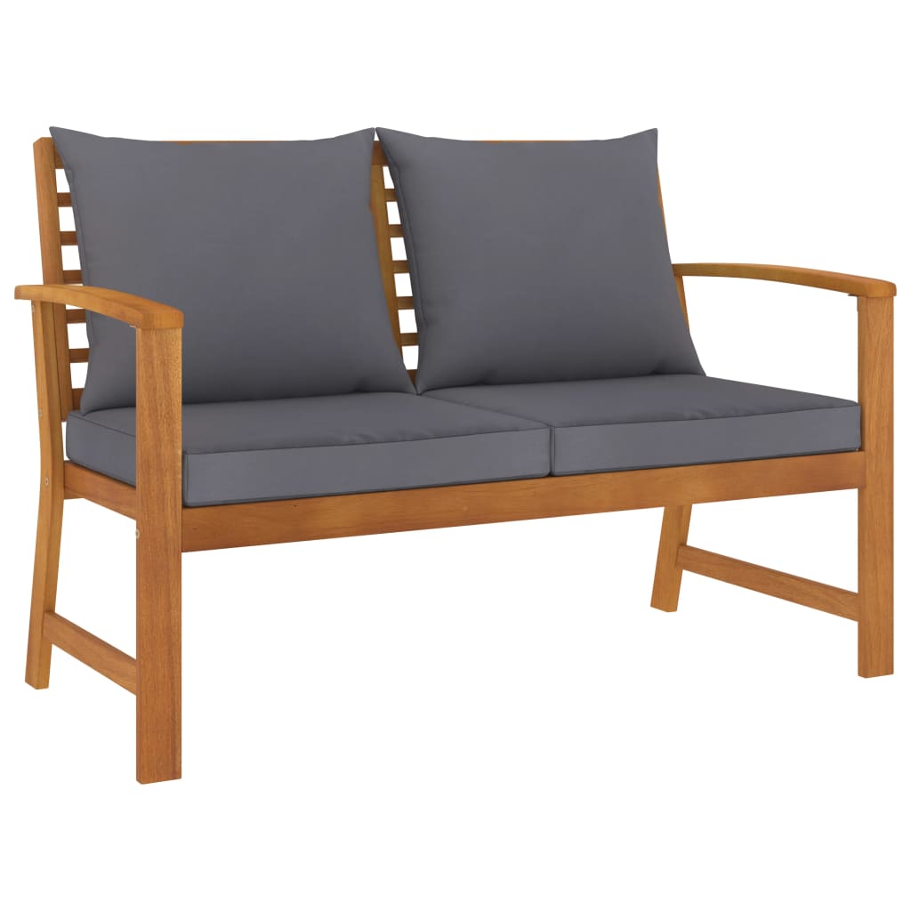 5-delige Loungeset met kussens massief acaciahout is nu te koop bij PeponiXL, paradijselijk wonen!