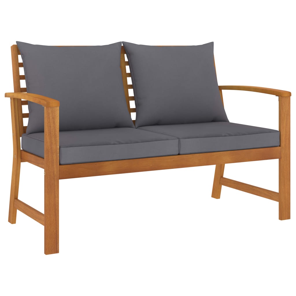 3-delige Loungeset met kussens massief acaciahout is nu te koop bij PeponiXL, paradijselijk wonen!