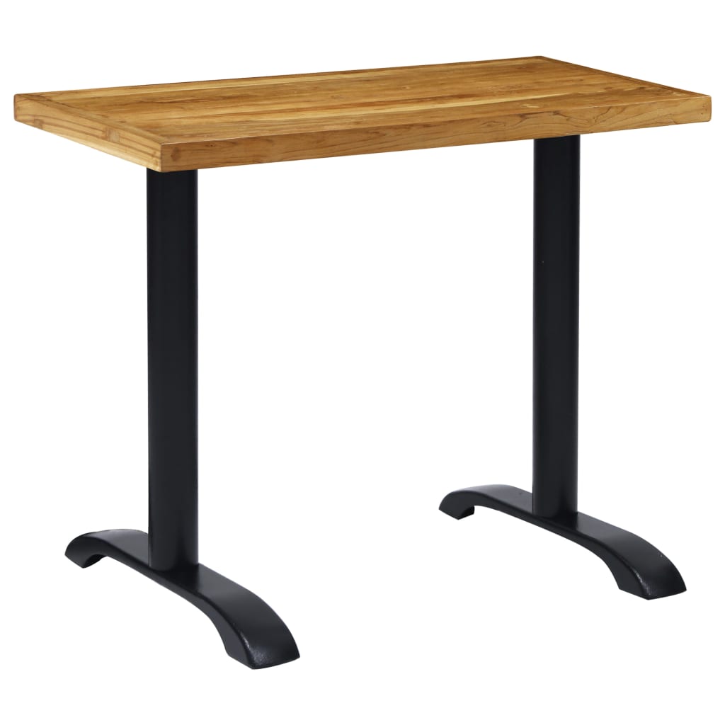 Bistrotafelpoten 2 st 61x8x72 cm gietijzer zwart is nu te koop bij PeponiXL, paradijselijk wonen!