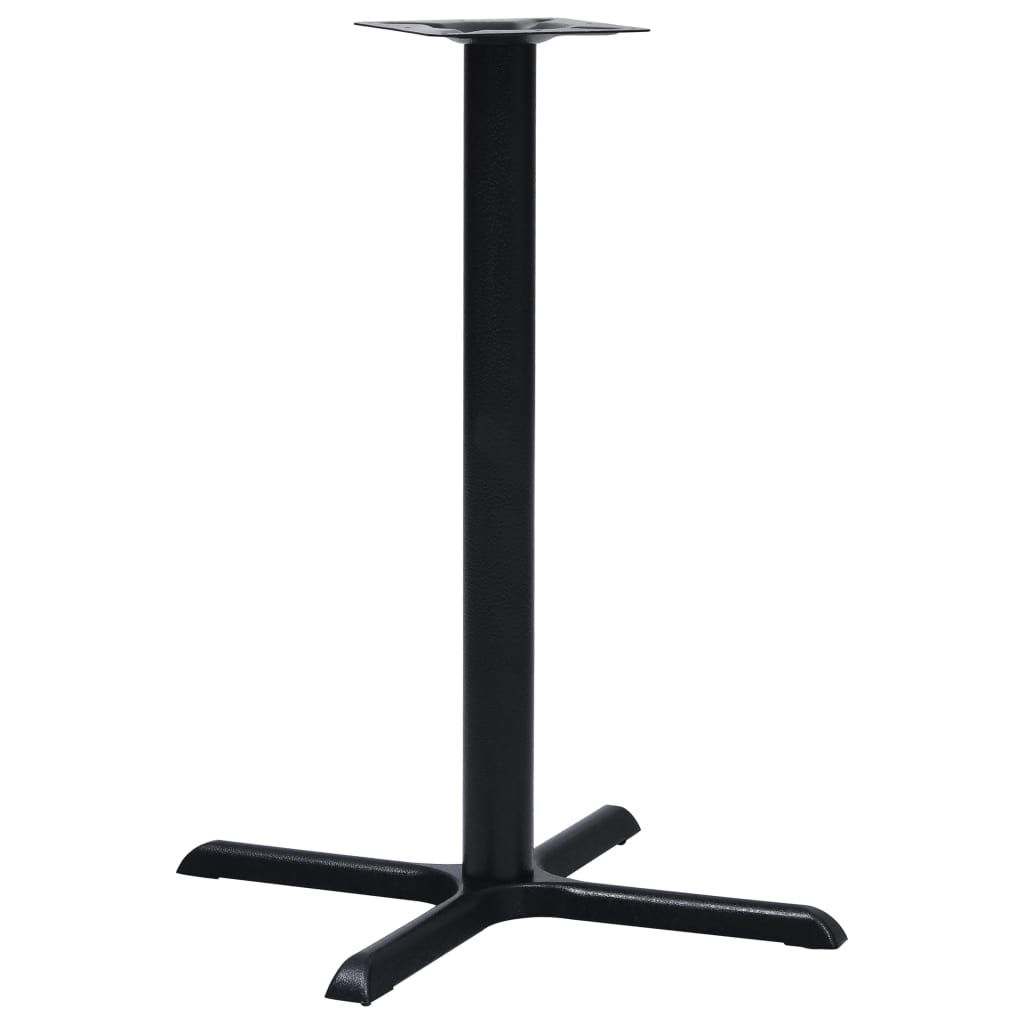 Bistrotafelpoot 76x76x107 cm gietijzer zwart is nu te koop bij PeponiXL, paradijselijk wonen!